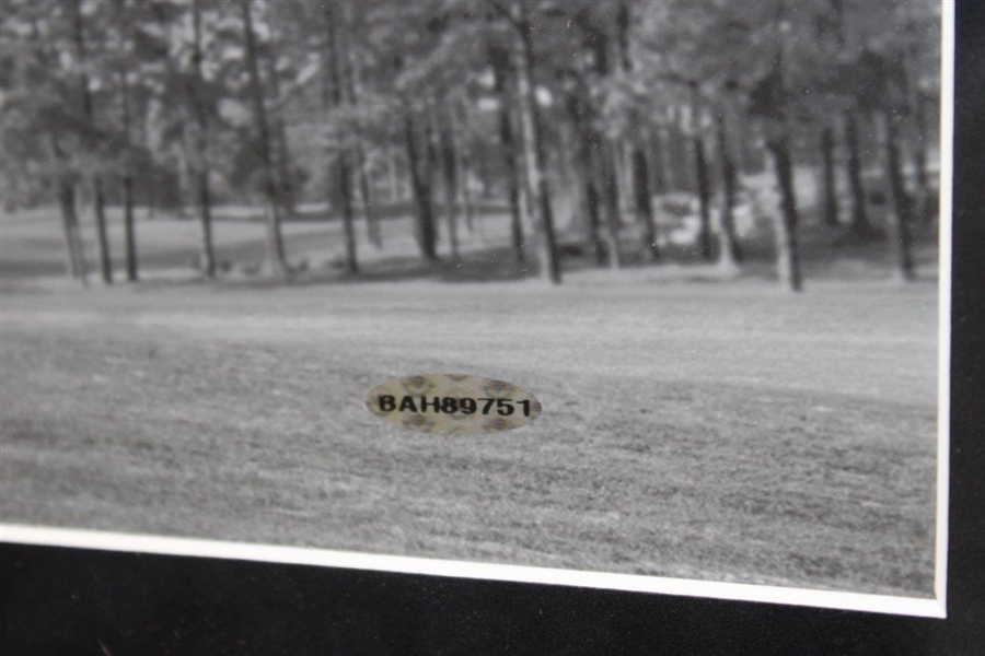 Tiger Woods Signed Panoramic Sweet Swing B&W Photo - Framed UDA #BAH89751