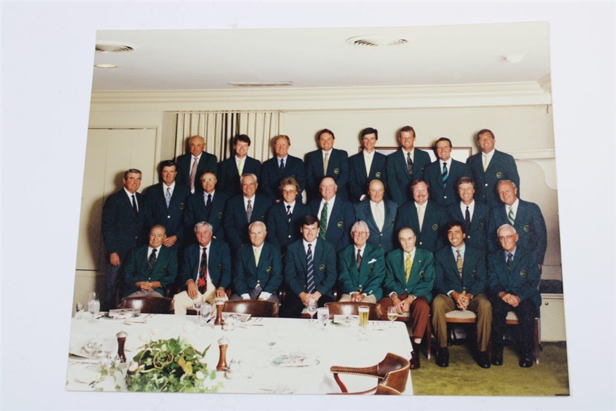 Gay Brewer's 1991 Masters Champions Dinner Photo with Key