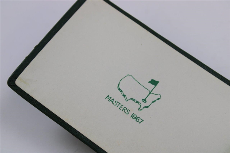 1967 Champion Gay Brewer's 1967 Masters Tournament Address Book Gift