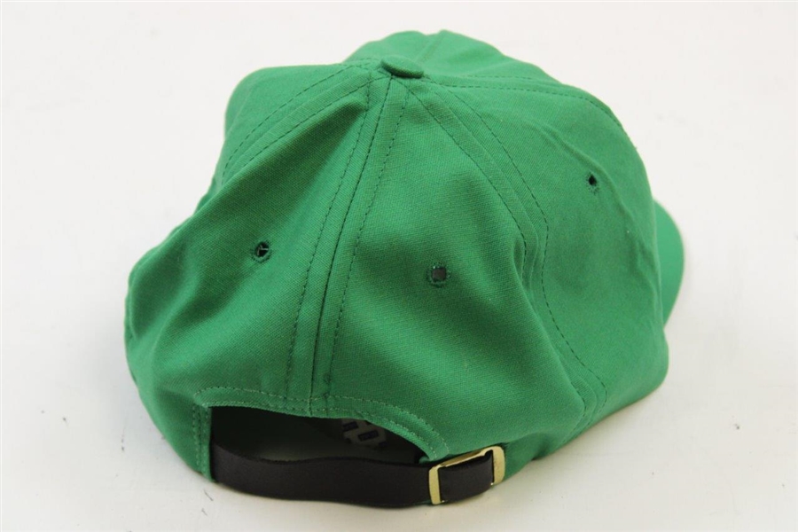 Gay Brewer's Caddie’s Game Used Masters Logo Flat Bill Green Hat - 1987