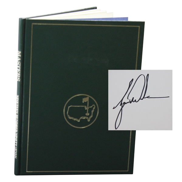 Tiger Woods Signed 1997 Masters Tournament Green Annual Book JSA ALOA