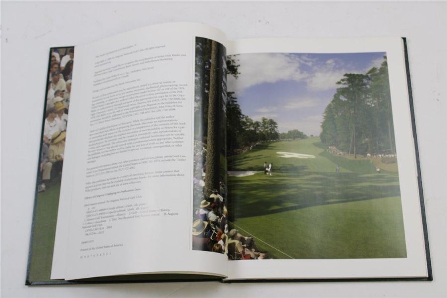 Phil Mickelson Signed 2004 Masters Tournament Green Annual Book JSA ALOA
