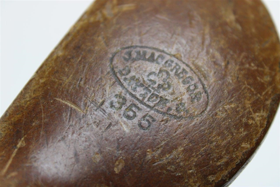 J. MacGregor Dayton, Oh. #355 Hickory Wood Club with Shaft Stamp