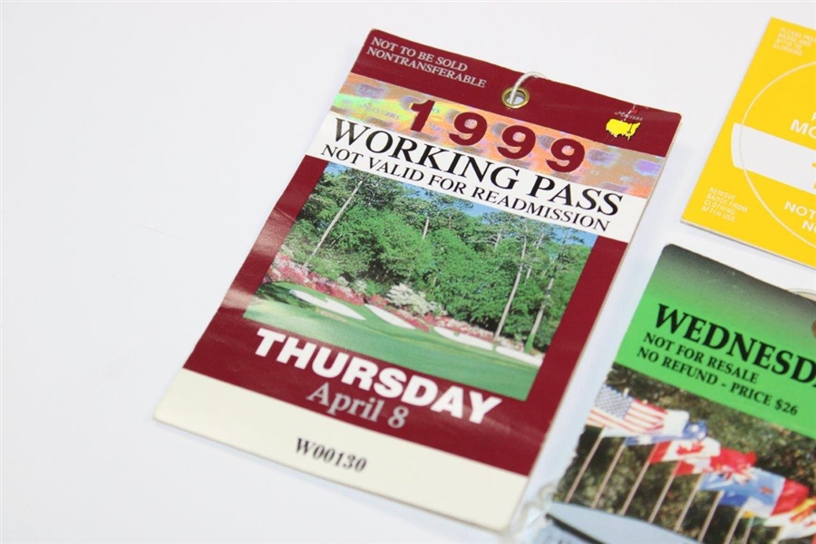 1993, 1999, 2000, 2003 & 2018 Masters Tournament Tickets
