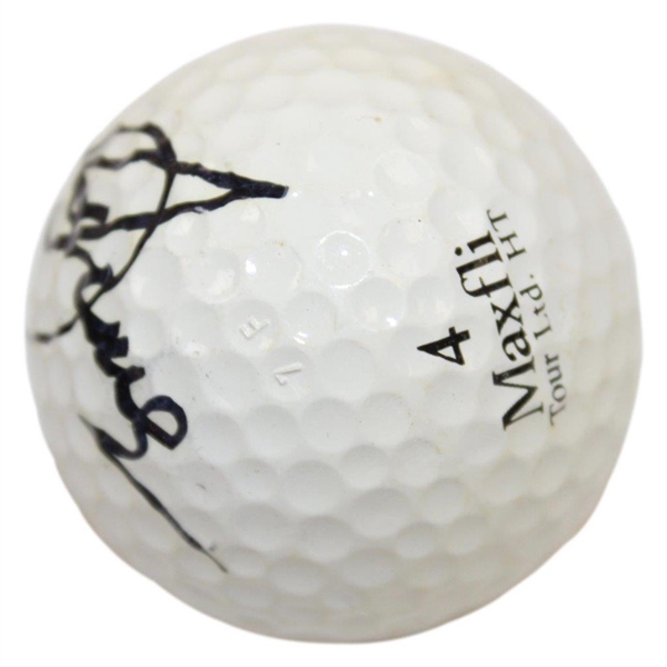 Seve Ballesteros Signed Dunlop Maxfli DDH Tour Ltd. Logo Golf Ball JSA FULL #YY19187
