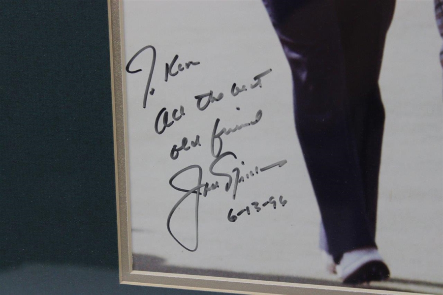 Jack Nicklaus & Tom Watson Signed Oversize Photo - Framed JSA ALOA