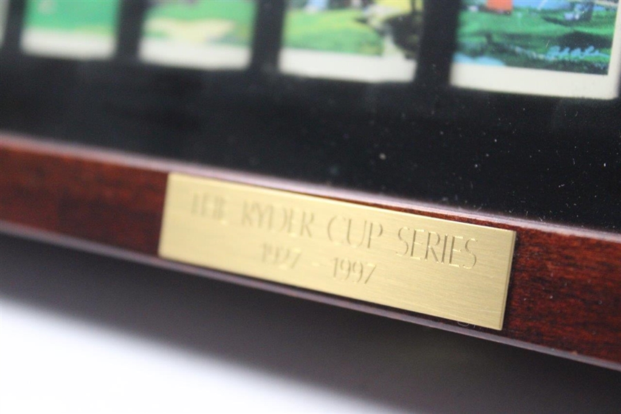 Ryder Cup Series 1927-1997 'Legends in Time' Matchbook Display - Framed