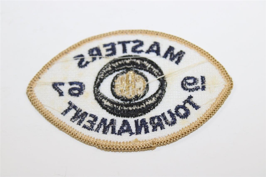 1967 CBS Sports Masters Tournament Patch