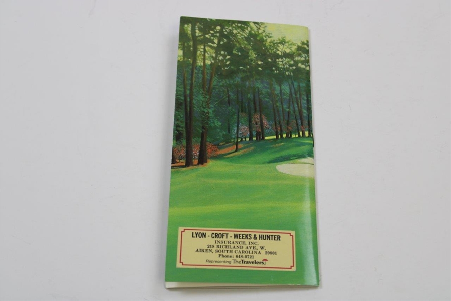 1986 Masters Tournament at Augusta National Television Viewer's Guide