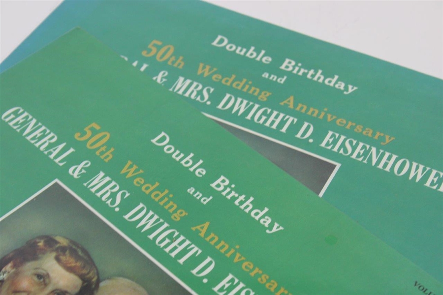 Augusta National Eisenhower 50th Wedding Anniversary Birthday Unopened Albums - Vol I & Vol II 