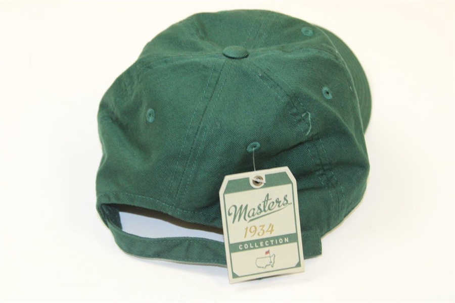 Green Masters Augusta '1934' Hat New With Tags