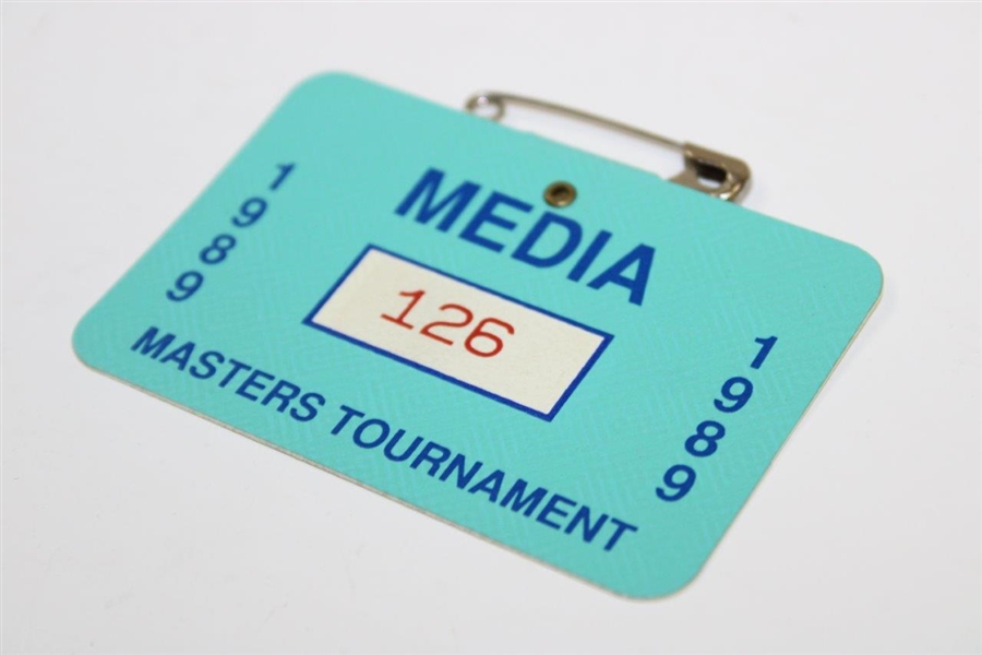 1989 Masters Media Badge