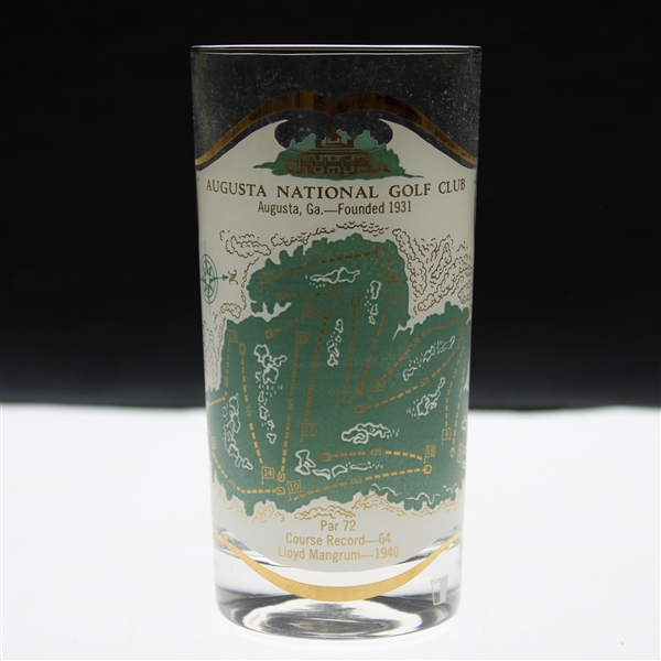 Classic Augusta National Golf Club Course Layout Drinking Glass