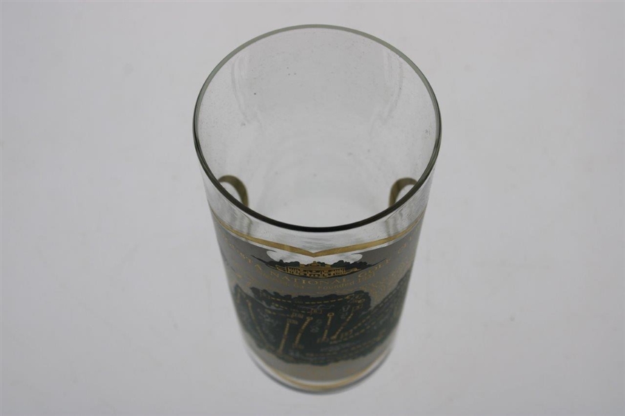 Classic Augusta National Golf Club Course Layout Drinking Glass