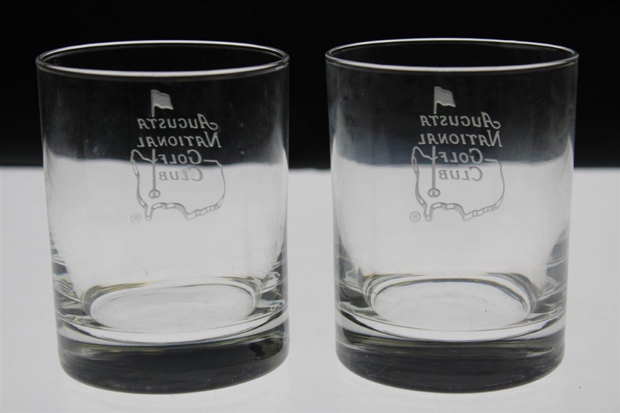 Pair of Augusta National Golf Club Whiskey Glasses