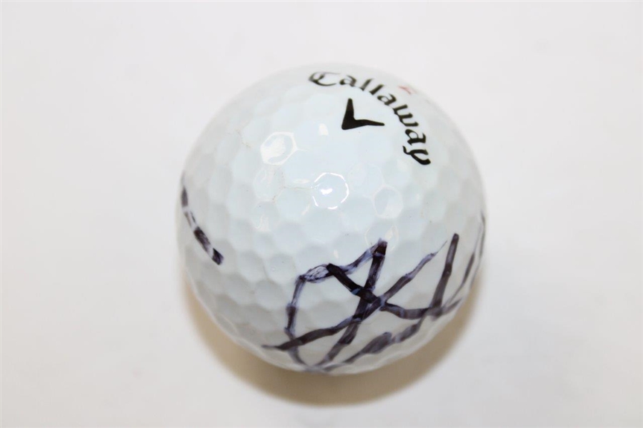 Xander Schauffele Signed Personal Used Callaway Golf Ball JSA ALOA