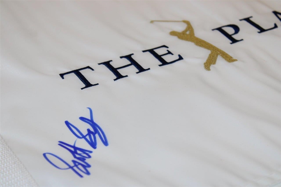 Scottie Scheffler Signed The Players Embroidered Flag JSA #AJ29419