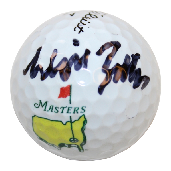 Will Zalatoris Signed Masters Logo Golf Ball JSA #AC40165
