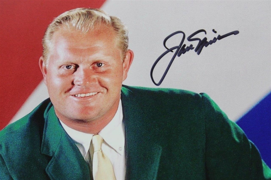 Jack Nicklaus Signed Masters Green Jacket 1967 Photoshoot Photo with Letter - JSA ALOA