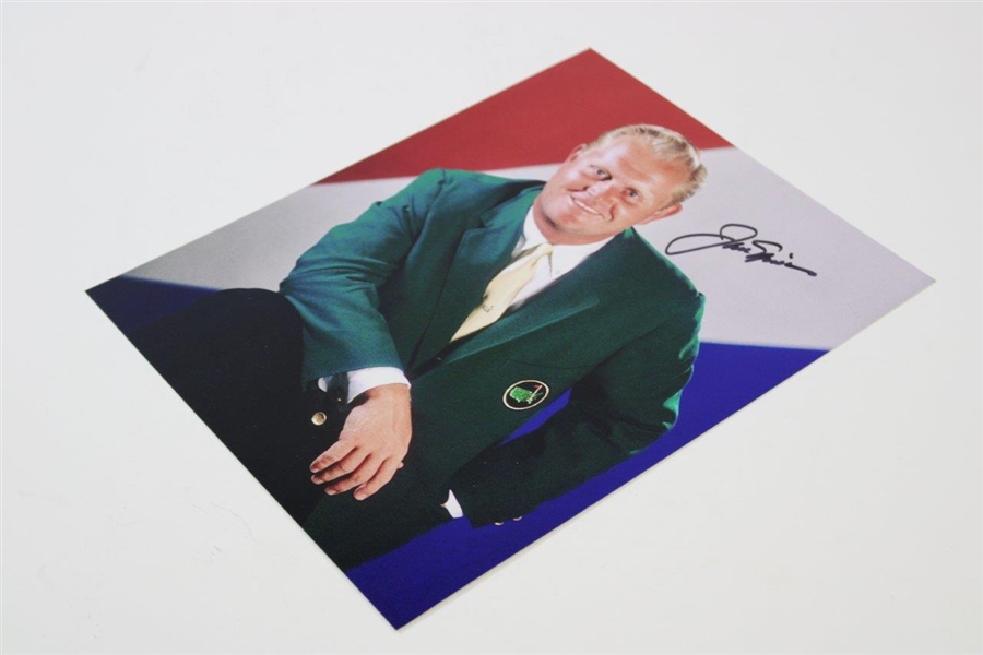 Jack Nicklaus Signed Masters Green Jacket 1967 Photoshoot Photo with Letter - JSA ALOA