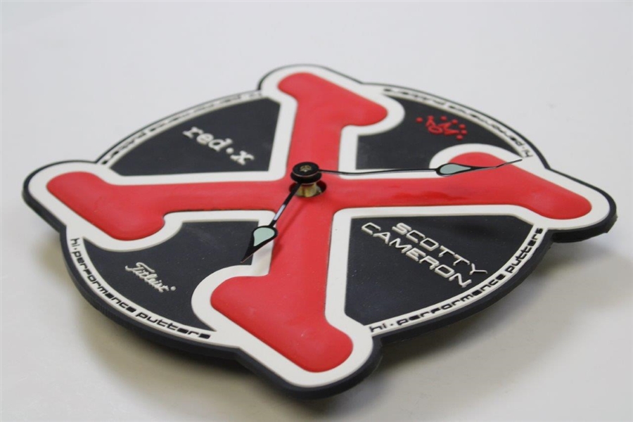Scotty Cameron Titleist Hi-Performance Putters Red-X Wall Clock