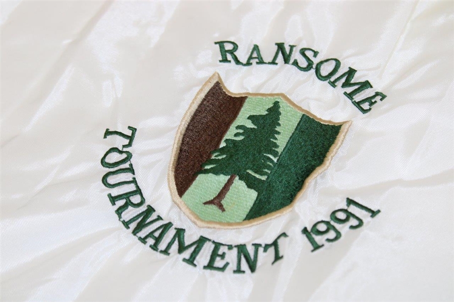 Pine Valley Golf Club 1991 Ransome Tournament Embroidered Flag