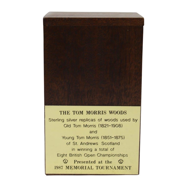 The Tom Morris Woods -Miniature Sterling Silver Replicas of Woods Used By Old & Young Tom Morris 