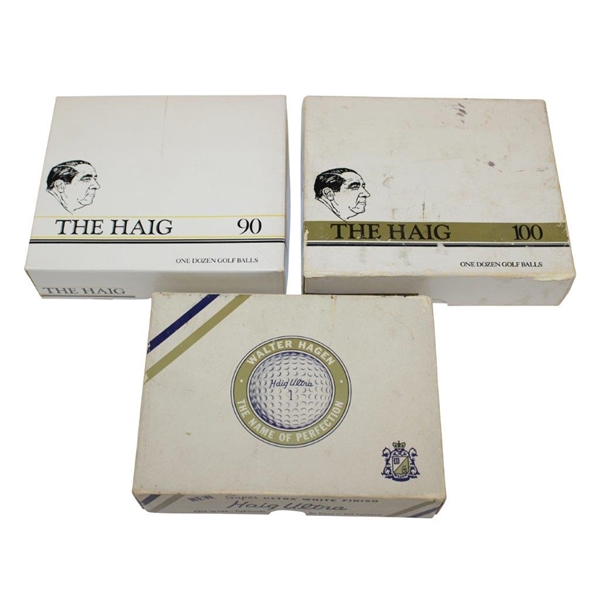 Walter Hagen Golf Equip. Co. The Haig Point of Sale Display w/Three Dozen Golf Ball Boxes