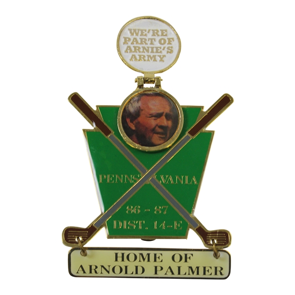 Classic Arnold Palmer Latrobe Lions Club Member Coat Crest We're Part of Arnie's Army