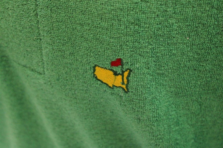 Classic Augusta National Golf Shop Masters Logo Terrycloth Shirt - Green Size XL