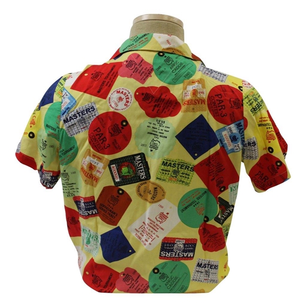 Masters Tournament Ladies Magnolia Lane Collection Badges Collage Shirt -  Size Small