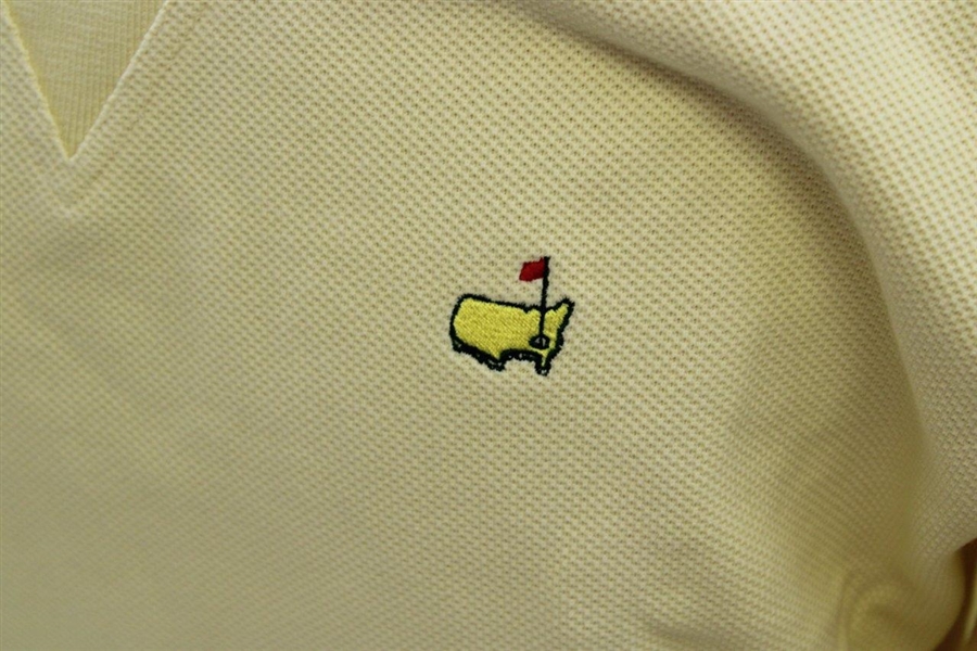 Classic Augusta National Golf Shop Masters Logo Yellow Sweater - Medium