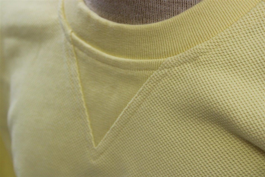 Classic Augusta National Golf Shop Masters Logo Yellow Sweater - Medium