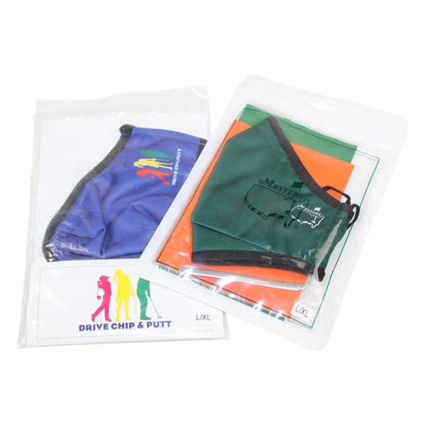 Masters Tournament & Drive, Chip & Putt Face Coverings in Original Packages - L/XL