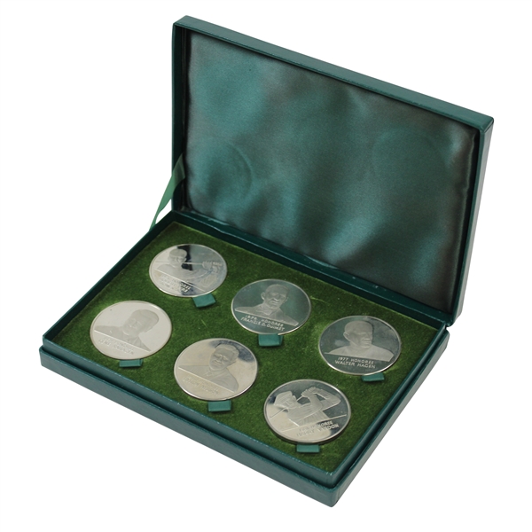 First Six (6) Memorial Tournament Honorees Medals Coins w/Bobby Jones & others