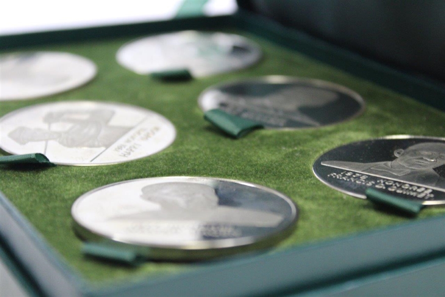 First Six (6) Memorial Tournament Honorees Medals Coins w/Bobby Jones & others