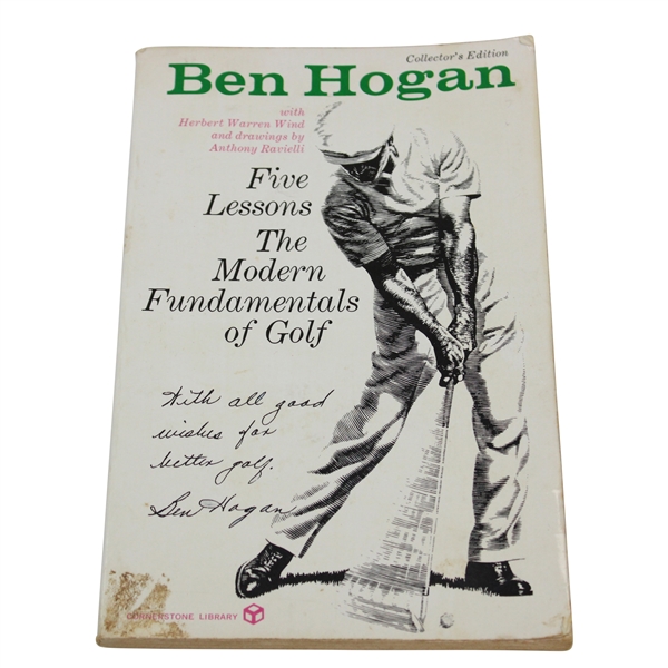 1978 'Five Lessons The Modern Fundamentals of Golf' Collector's Edition Book by Ben Hogan