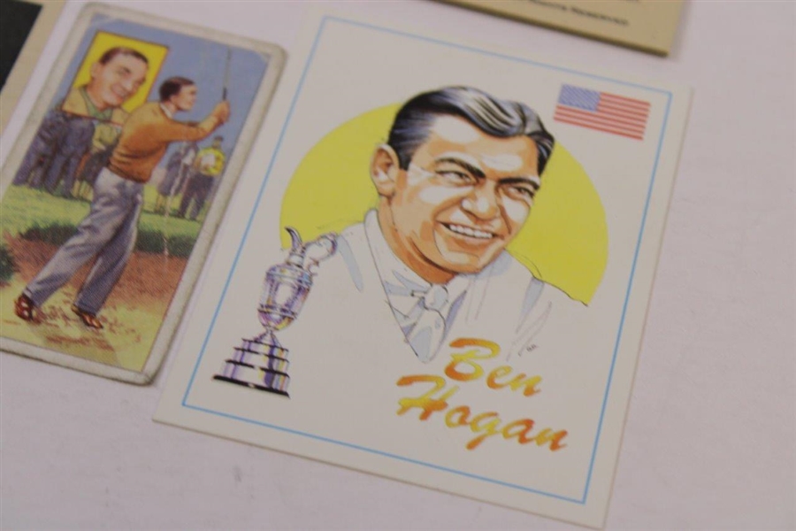 Six (6) Ben Hogan Golf Trading Cards