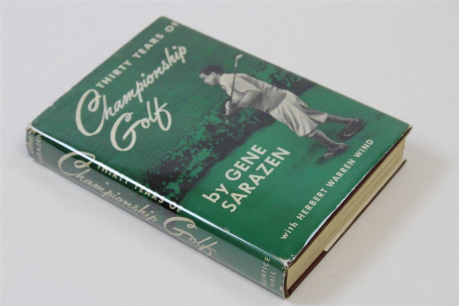 1950 '30 Years of Championship Golf' by Gene Sarazen with Signed Card JSA ALOA