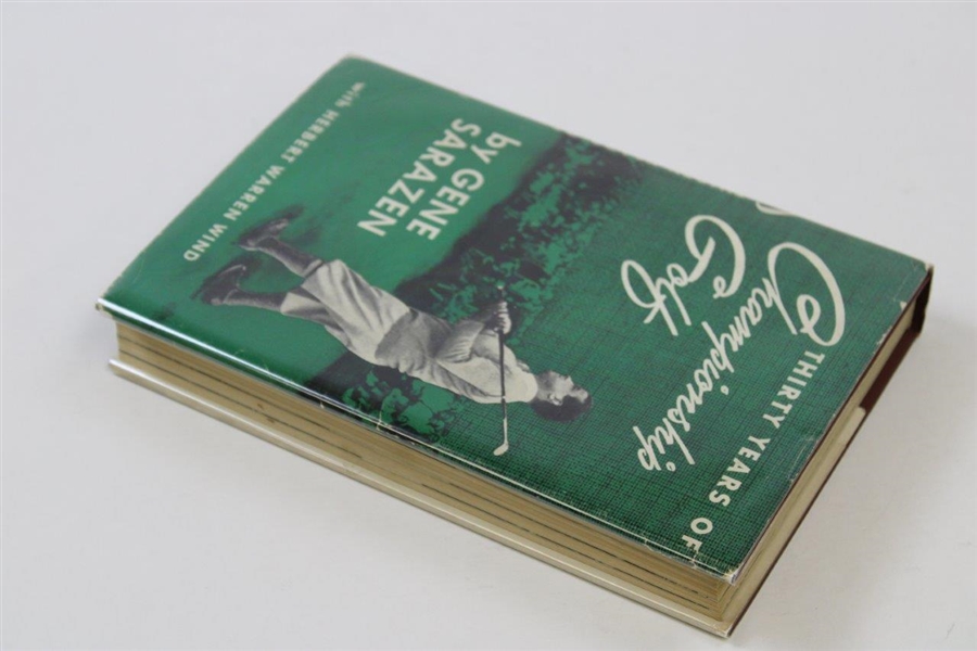 1950 '30 Years of Championship Golf' by Gene Sarazen with Signed Card JSA ALOA