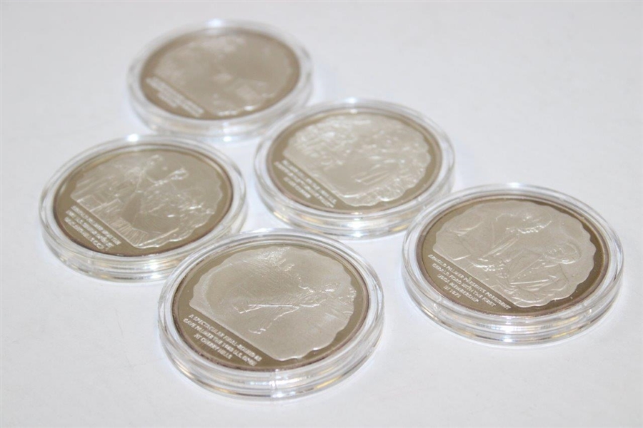 Arnold Palmer Commemorative USGA Silver Coin Set in Deluxe Box