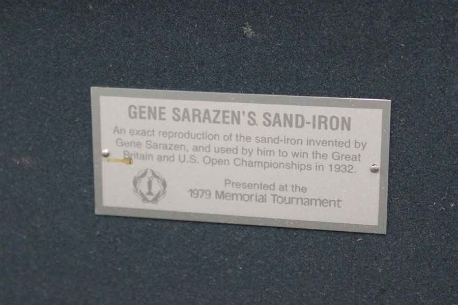 Gene Sarazen Replica Sand-Iron - Ltd Ed Presented at the 1979 Memorial Tournament