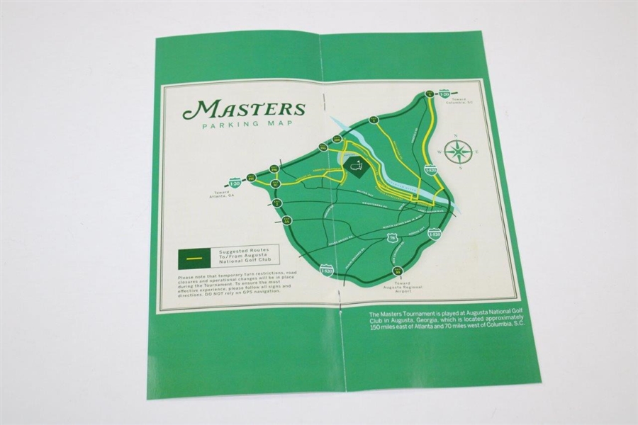 Four (4) 2020 Masters Wednesday Ticket with Information - Postponed Event