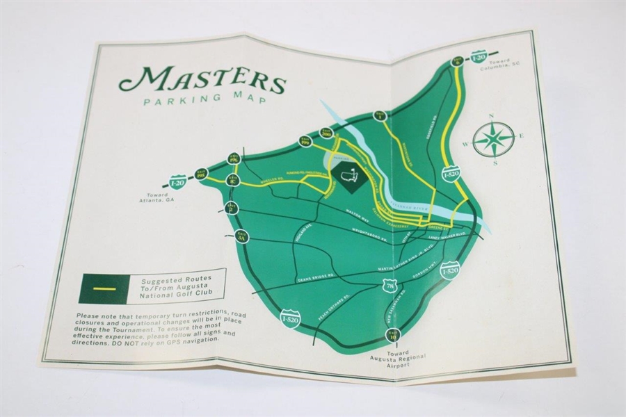 Four (4) 2020 Masters Wednesday Ticket with Information - Postponed Event