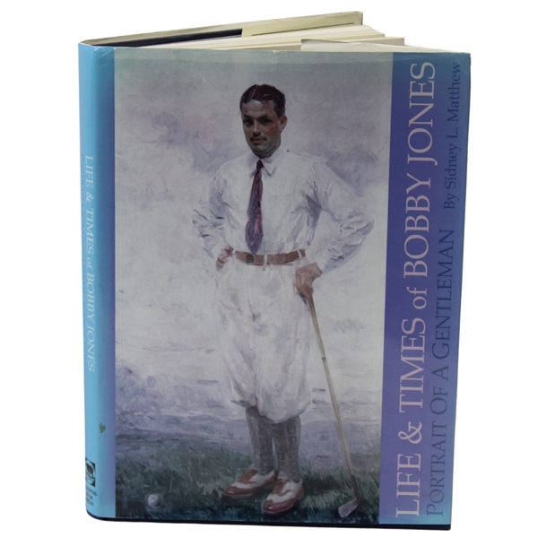 1995 'Life and Times of Bobby Jones' Book by Sidney L. Matthew