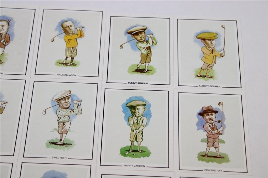 Complete Twenty (20) Golf Card Set of Golfing Greats