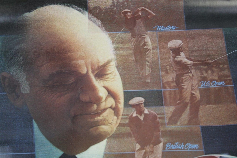 Ben Hogan Observing Club Poster with Major Victory Images 