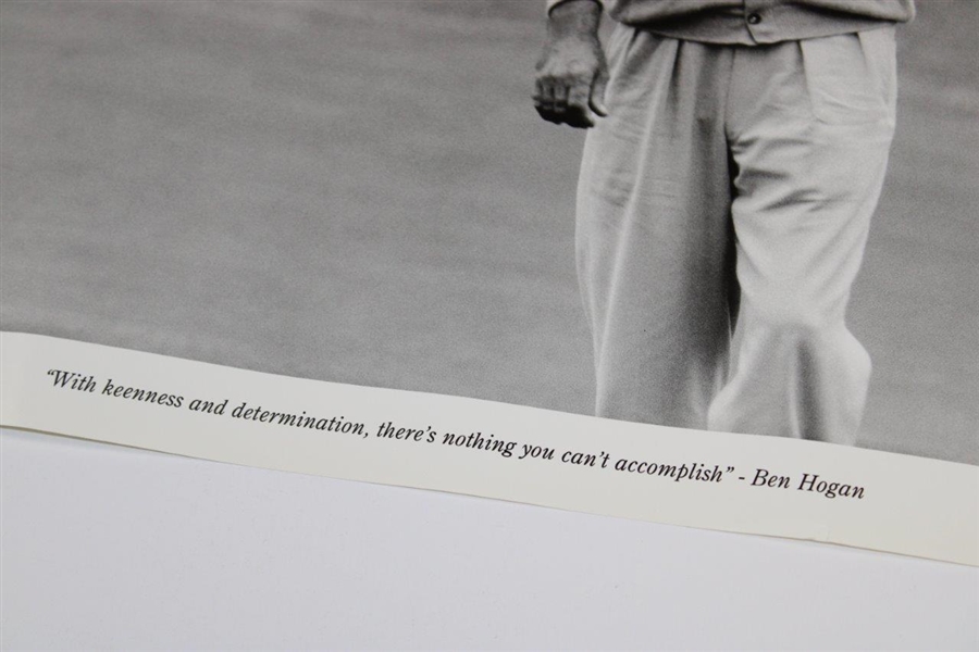 Ben Hogan 'With Keennes & Determination' Winged Foot Poster