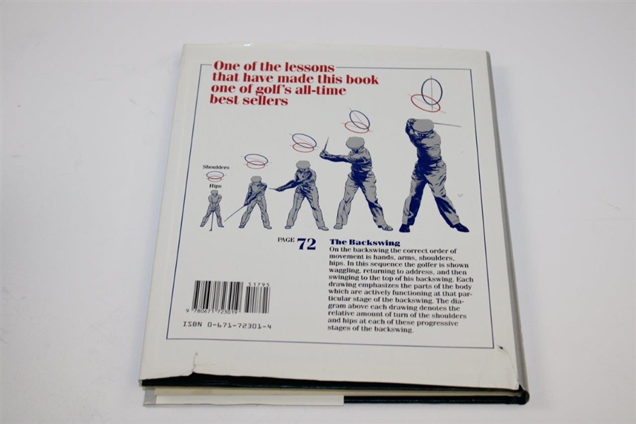 Ben Hogan Signed 1985 'Five Golf Lessons' Book JSA ALOA