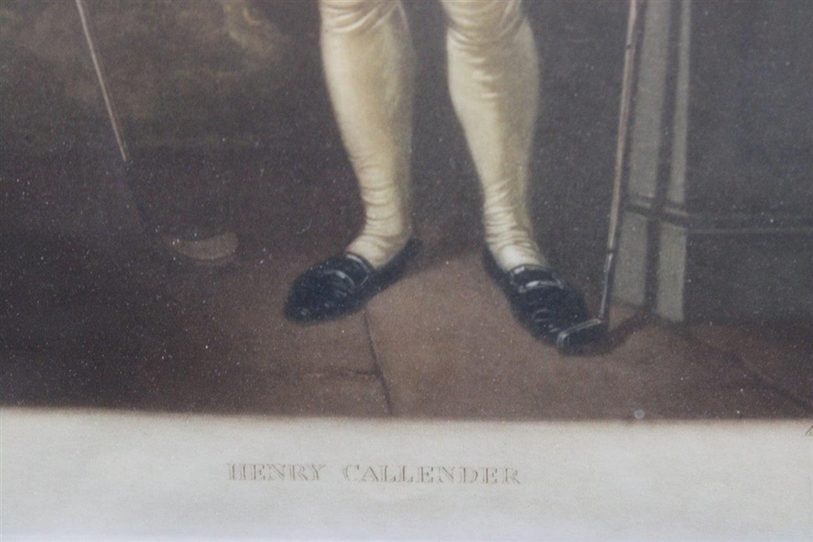 Henry Callender Esq. The Society Of Golfers At Blackheath Print by Will Henderson